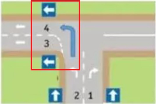 שמאלה עם קו הנחיה
